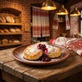 Завтрак с сырниками — позиция каталога пекарни